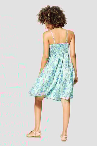 Vestido - Azul e verde - Azul e verde