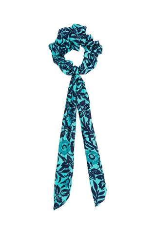 Elástico para cabelo - Turquesa e azul-marinho