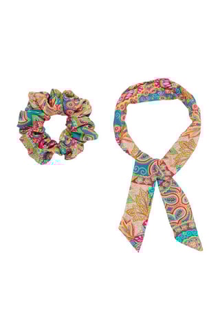 Elástico para cabelo - Vermelho e verde