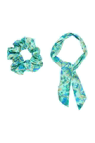 Elástico e fita - Turquesa