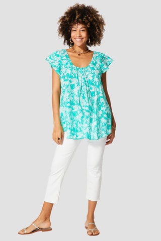 Top - Turquesa - Azul