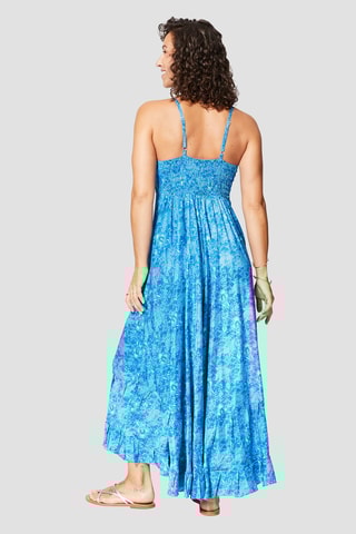 Vestido  Azul e turquesa - Azul