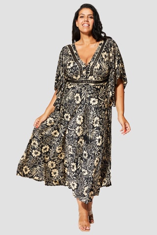 Vestido comprido - Preto - Preto