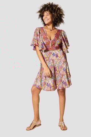 Vestido estilo patinadora - Rosa - Rosa