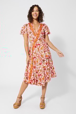 Vestido traçado Branco - Branco