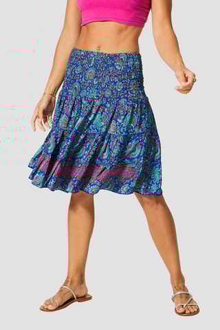 Saia  Azul-marinho e rosa - Azul e rosa