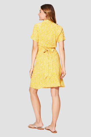 Vestido - Amarelo e branco - Branco e amarelo