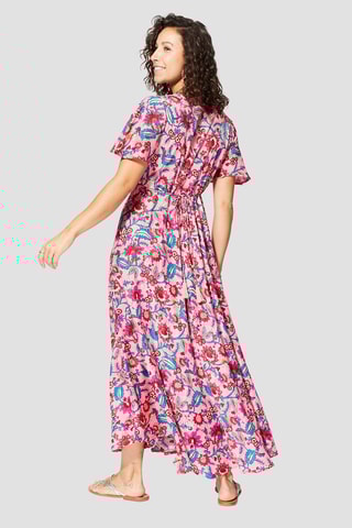 Vestido comprido - Rosa - Rosa