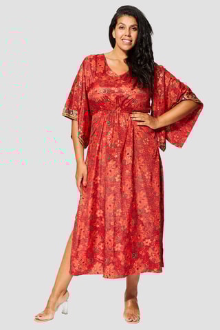 Vestido comprido - Vermelho - Vermelho