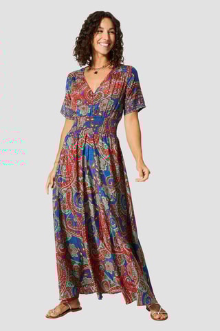 Vestido comprido - Azul - Azul