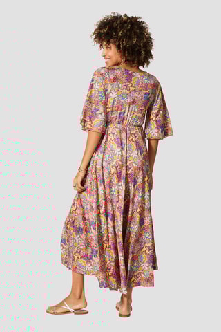 Vestido comprido - Rosa - Rosa