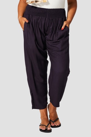 Calças - Azul-marinho - Azul