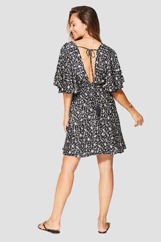 Vestido - Preto - Branco e preto