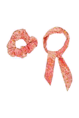 Elástico - Rosa e creme