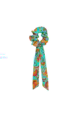 Elástico - Turquesa e rosa