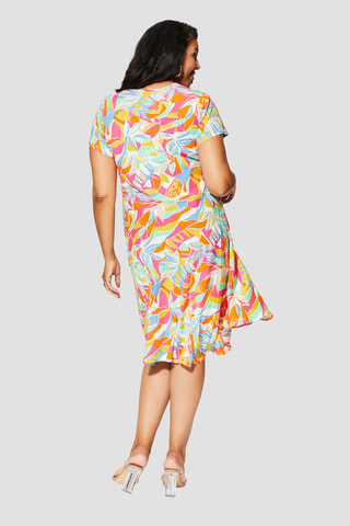 Vestido - Laranja - Amarelo e laranja