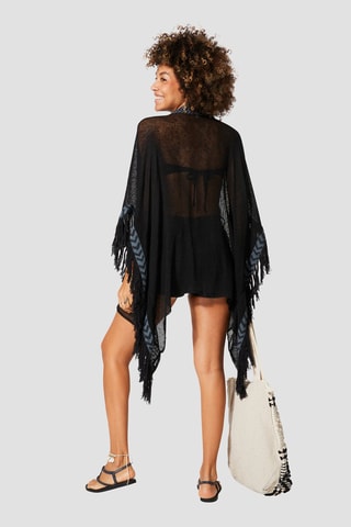 Quimono - Preto - Preto