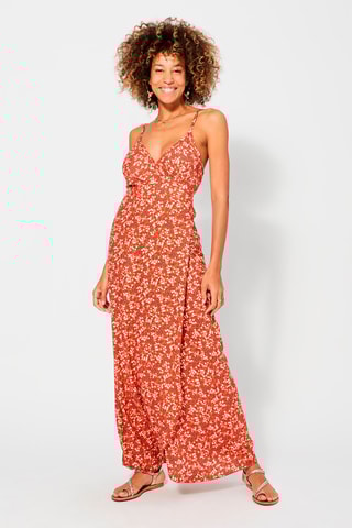 Vestido traçado - Laranja - Laranja