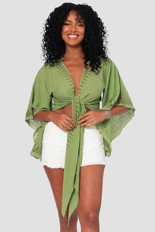 Crop top - Verde - Verde