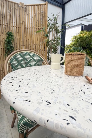 Mesa de jardín redonda Bistro - 60 x 74 cm