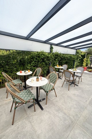 Mesa de jardín redonda Bistro - 60 x 74 cm