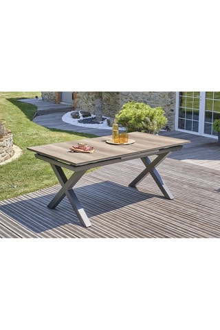 Mesa extensible de 8/10 plazas Floride - 180/240 x 77 x 100 cm