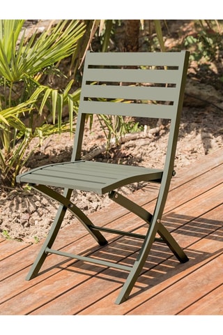 2 sillas plegables Marius - 46 x 41 x 82 cm