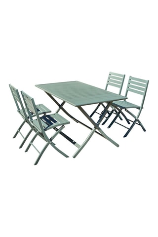 Conjunto de jardín plegable Marius - 4 plazas