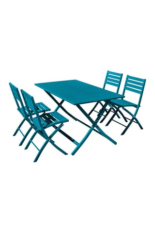 Conjunto de jardín plegable Marius - 4 plazas