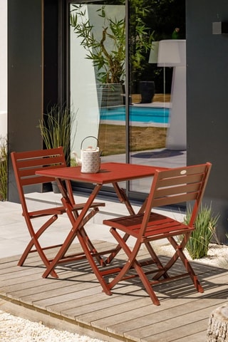 2 sillas plegables Marius - 46 x 41 x 82 cm