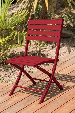 Conjunto de jardín plegable Marius - 2 plazas