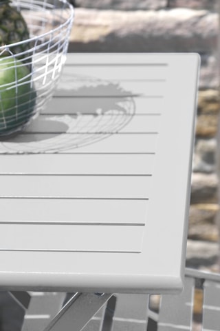 Velador de 2 plazas de jardín plegable Marius - 70 x 70 x 73 cm