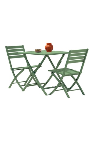 Conjunto de jardín plegable Marius - 2 plazas