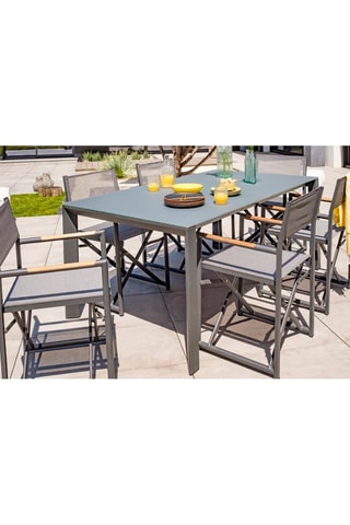 Mesa extensible de 8/8 plazas Honfleur - 180/250 x 100 x 74 cm