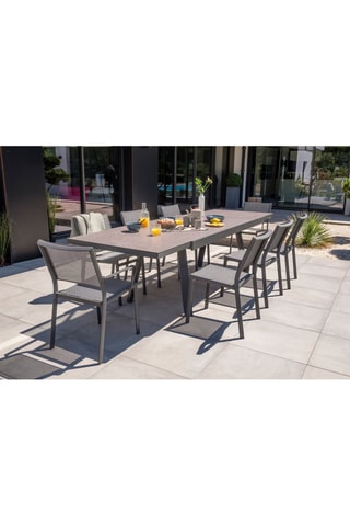 Mesa extensible de 8/12 plazas Stockholm - 200/300 x 96 x 76 cm