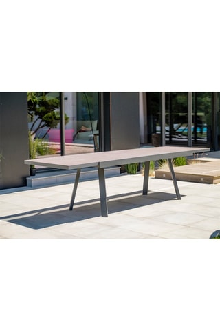 Conjunto de jardín Stockholm - 12 plazas - Mesa extensible