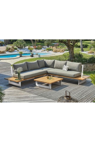 Salón de jardín modulable Lavezzi - 5 plazas