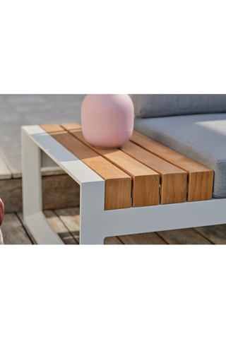 Salón de jardín esquinero Valencia - 6 plazas