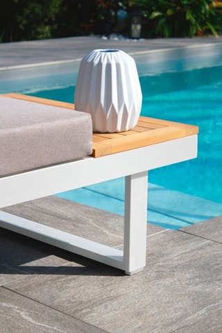 Salón de jardín modulable Tokyo de madera - 4 plazas