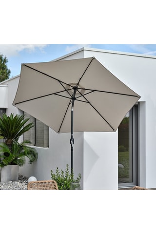 Sombrilla de manivela - Diámetro de la lona: 2,7 m