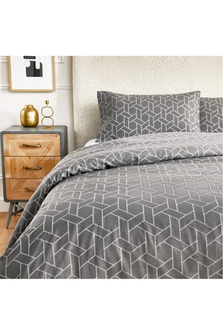 Parure de couette en coton 59 fils/cm² - Blanc