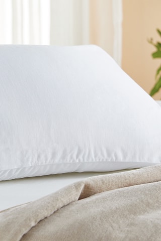 Taie d'oreiller en bambou - Blanc