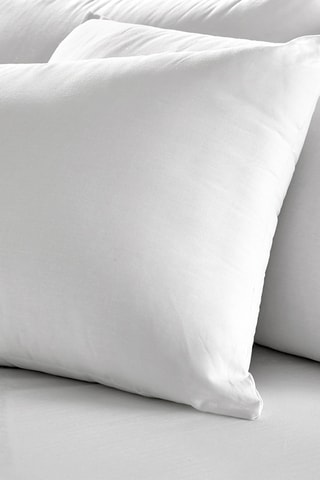 2 taies d'oreillers  - Blanc