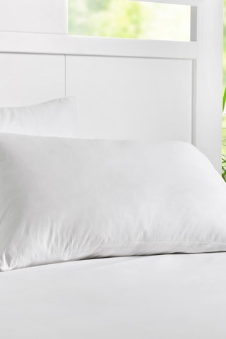 2 taies d'oreillers  - Blanc