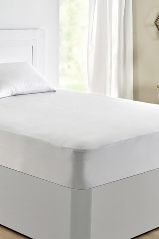 Protège-matelas - Blanc