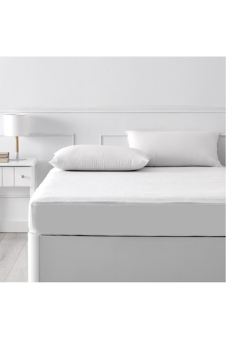 Protège-matelas - Blanc