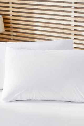 2 taies d'oreiller - Blanc