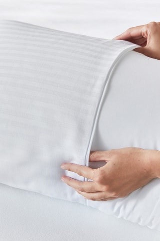 2 taies d'oreiller - Blanc