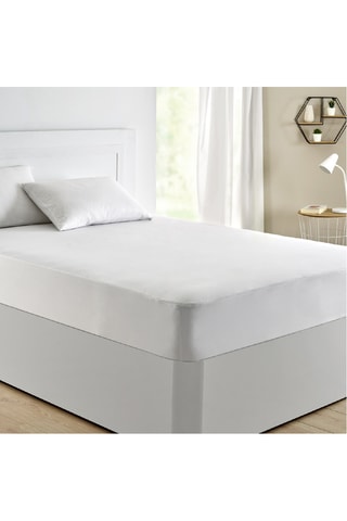 Protège-matelas - Blanc