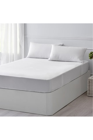 Protège-matelas - Blanc